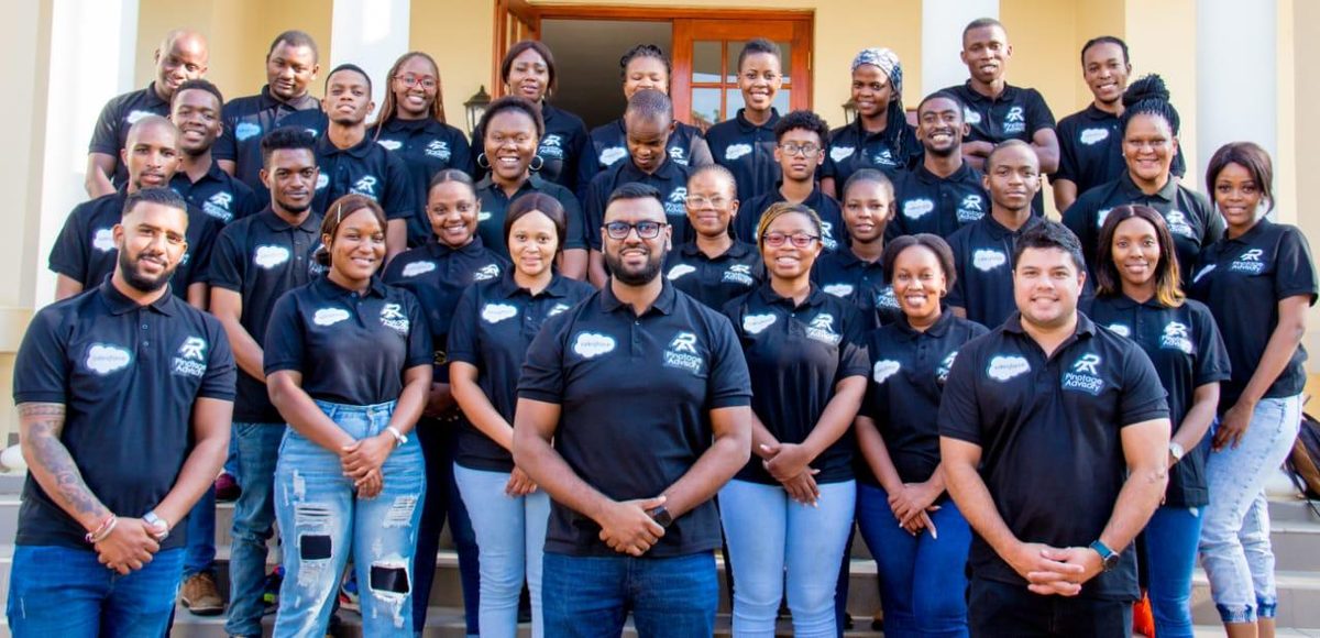 Pinotage Advisory team in Salesforce branded gear